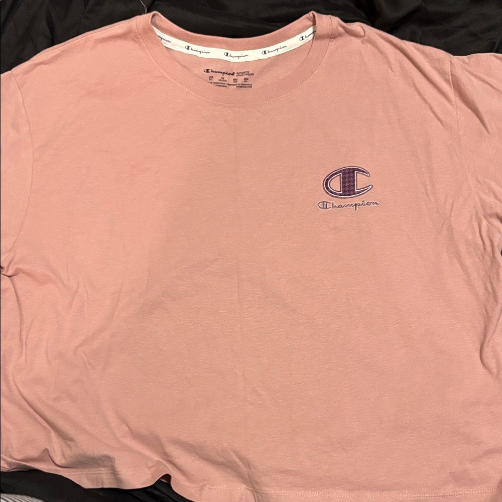 Champion Womens Soft Tee in Soft Pink